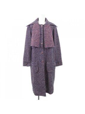 Chanel Size 42 Navy Coat